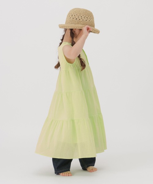 GLOBAL WORK(グローバルワーク)の「楊柳ワンピースノースリーブ/T/806457(ワンピース・キッズ・イエロー/レッド・110cm/120cm/100cm)」の16枚目の写真