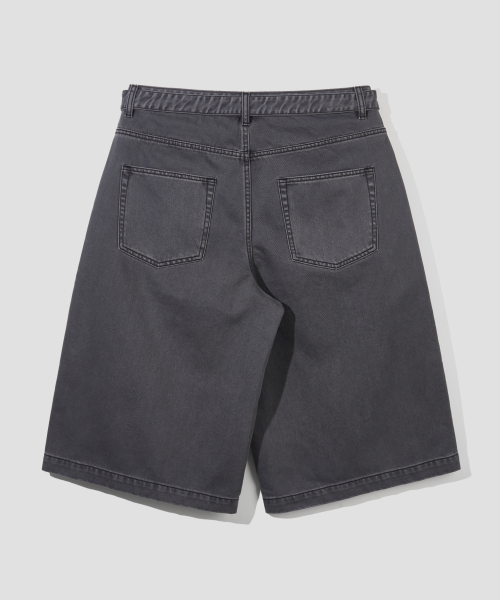AGOD（エージーオーディー）の「ベルト付きインシジョンコットンバミューダパンツ[チャコール]（その他パンツ・レディース・その他・MEDIUM/LARGE）」の5枚目の写真