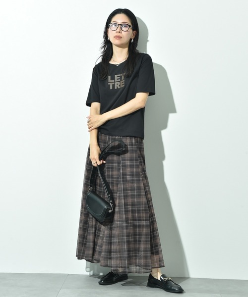 INTERPLANET(インタープラネット)の「立体ドットロゴT(Tシャツ/カットソー・レディース・オフホワイト/ブラウン/ブラック・FREE)」の21枚目の写真