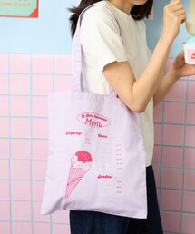 BIRTHDAY BAR | B-DAYアイスクリーム コットントートバック(トートバッグ)