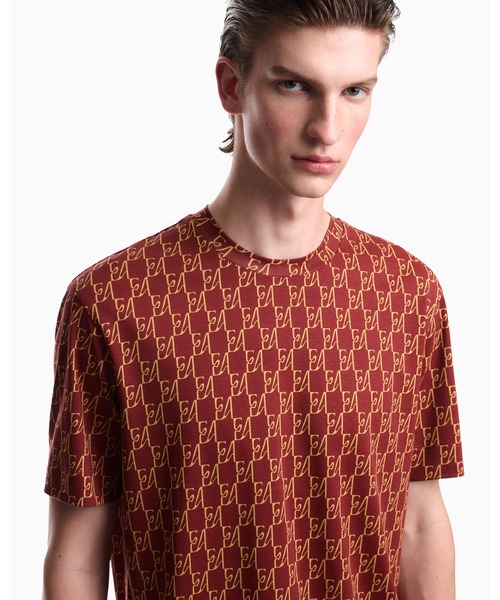 EMPORIO ARMANI｜エンポリオ アルマーニのTシャツ/カットソー（レッド