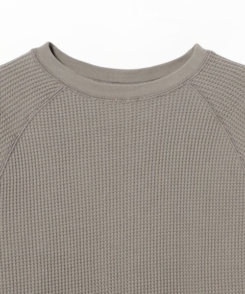 BEAMS BOY(ビームスボーイ)の「ビッグ サーマル ロングスリーブ(Tシャツ/カットソー・レディース・ブラック/オフホワイト/グレー系その他・0/1/2)」の22枚目の写真