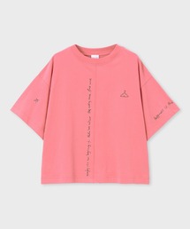 ウィメンズ ハンドドローイング刺繍 半袖Tシャツ / 265026 405VE