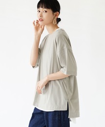 URBAN PLUS スリットTシャツ