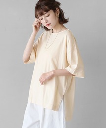 URBAN PLUS スリットTシャツ