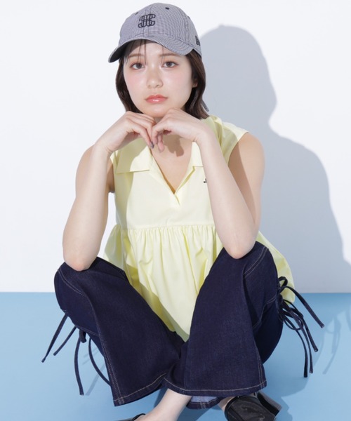 JILL by JILL STUART（ジルバイジルスチュアート）の「【再入荷】サイドリボンフレアデニム（デニムパンツ・レディース・ブルー・M/S）」の16枚目の写真