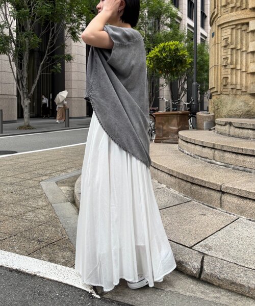 Jena espace merveilleux(ジェナ エスパスメルヴェイユ)の「【サラサラ半袖デニム】テンセルフレンチシャツ(シャツ/ブラウス・レディース・サックスブルー/ブルー/グレー・FREE)」の17枚目の写真