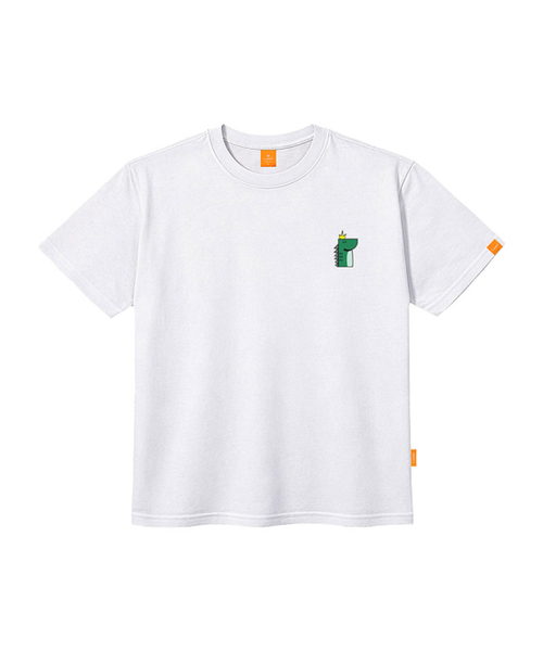 LLAMO(エラモ)の「恐竜 半袖Tシャツ 男女共用 ビッグサイズ S 4XL(Tシャツ/カットソー・レディース・グレー/ネイビー/ホワイト・SMALL/X-LARGE/4XL/3XL/LARGE/MEDIUM/2XL)」の5枚目の写真