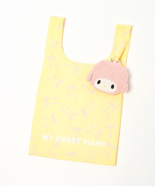 LOWRYS FARM（ローリーズファーム）の「【マイスウィートピアノ】ポーチ付きエコバック 672138 /GOODS（エコバッグ/サブバッグ・レディース・ライトピンク/ピンク・FREE）」の8枚目の写真