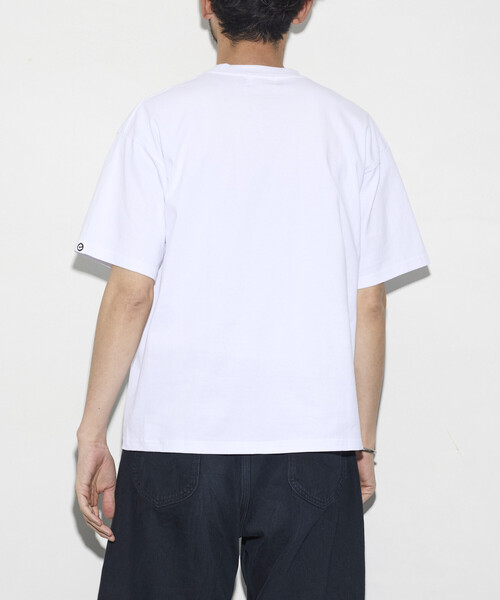 cotton pan(コットンパン)の「COTTON PAN/コットンパン リラックスフィット プリント クルーネック Tシャツ / カエル(Tシャツ/カットソー・メンズ・ブラック/ホワイト・MEDIUM/LARGE)」の8枚目の写真