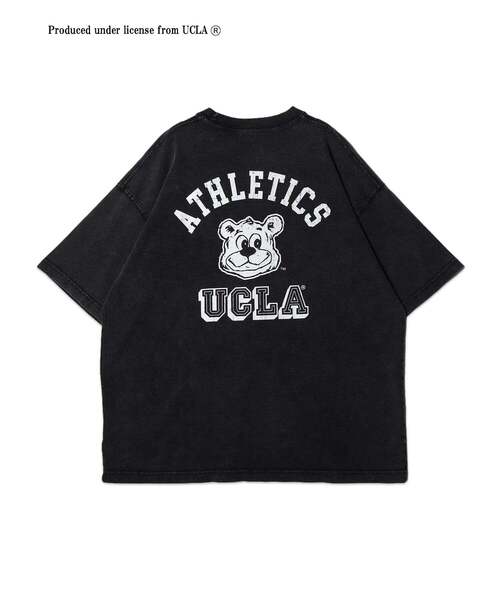 UCLA(ユーシーエルエー)の「【UCLA】アーチロゴバックプリントBIGTEE(Tシャツ/カットソー・メンズ・ネイビー/ブラック/ホワイト系1・2/3)」の2枚目の写真