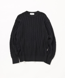 UNFOLLOW（アンフォロー）の「【FOLL / フォル】cotton cashmere cable sweater（ニット/セーター）」