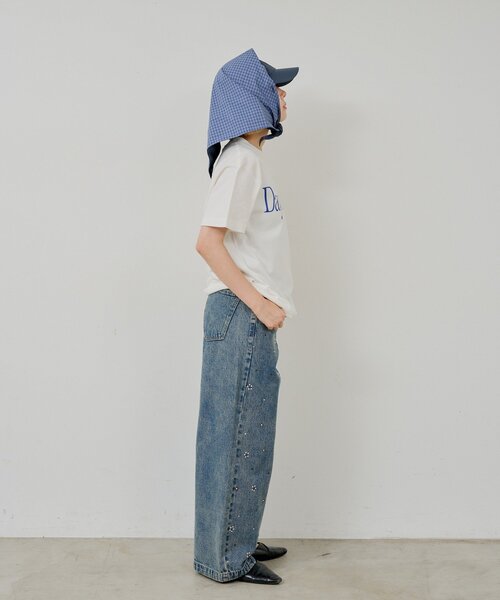 WHIMSIC(ウィムジック)の「【UNISEX/2サイズ展開】デイドリーミングシルクスクリーンプリントT(Tシャツ/カットソー・メンズ・ホワイト/ブラック/グレー・2/1)」の16枚目の写真