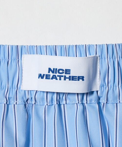 NICE WEATHER(ナイスウェザー)の「<NICE WEATHER>ストライプ ミニスカート(スカート・レディース・ライトブルー/ライトピンク・FREE)」の20枚目の写真