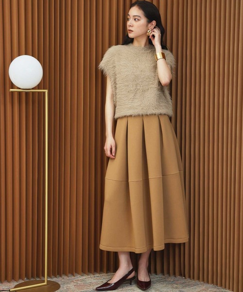 ELFRANK(エルフランク)の「【2026AW】【M~Lサイズ展開】シャギーニットベスト《着用動画あり》(ベスト・レディース・ブラック/ベージュ/ネイビー・M/L)」の14枚目の写真