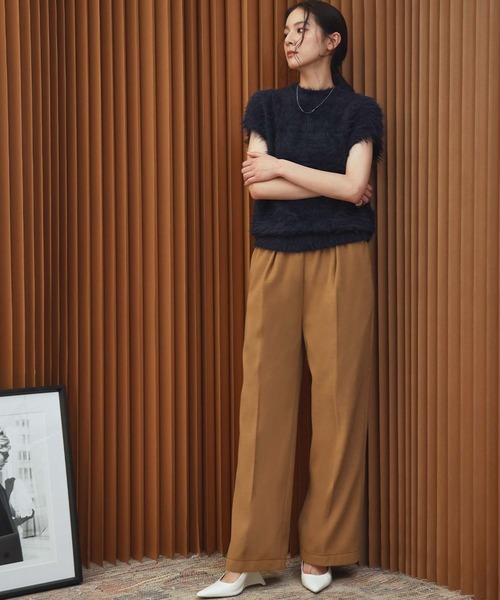 ELFRANK(エルフランク)の「【2026AW】【M~Lサイズ展開】シャギーニットベスト《着用動画あり》(ベスト・レディース・ブラック/ベージュ/ネイビー・M/L)」の16枚目の写真