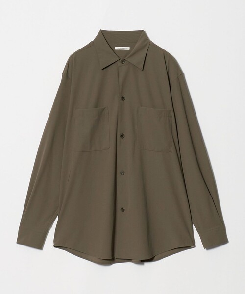 UNITED ARROWS(ユナイテッドアローズ)の「ナイロン/ポリウレタン エコニール シャツ タテヨコストレッチ(カーディガン/ボレロ・メンズ・モカ/ブラック・M/S/L/XL)」の16枚目の写真