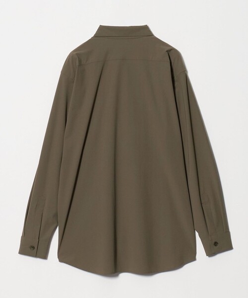 UNITED ARROWS(ユナイテッドアローズ)の「ナイロン/ポリウレタン エコニール シャツ タテヨコストレッチ(カーディガン/ボレロ・メンズ・モカ/ブラック・M/S/L/XL)」の17枚目の写真