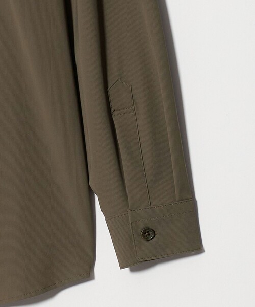 UNITED ARROWS(ユナイテッドアローズ)の「ナイロン/ポリウレタン エコニール シャツ タテヨコストレッチ(カーディガン/ボレロ・メンズ・モカ/ブラック・M/S/L/XL)」の20枚目の写真