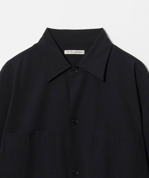 UNITED ARROWS(ユナイテッドアローズ)の「ナイロン/ポリウレタン エコニール シャツ タテヨコストレッチ(カーディガン/ボレロ・メンズ・モカ/ブラック・M/S/L/XL)」の7枚目の写真