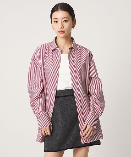 CITEN(シテン)の「<CITEN>エッセンシャルシャツ(シャツ/ブラウス・レディース・ワイン/コバルトブルー/ライトブルー・S/M)」の1枚目の写真