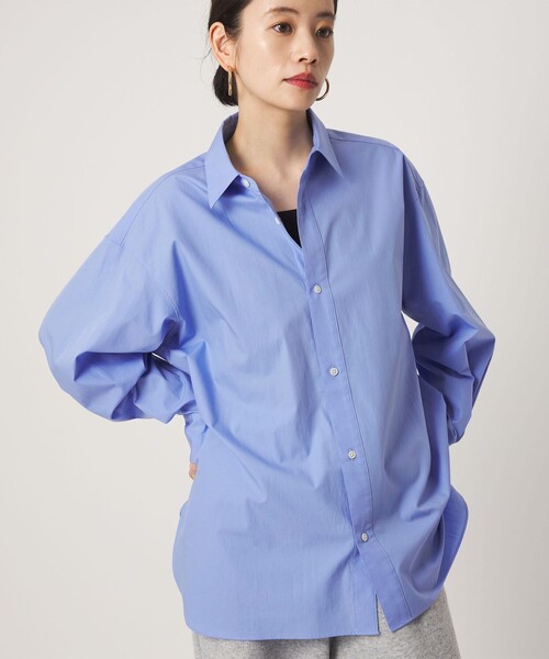 CITEN(シテン)の「<CITEN>エッセンシャルシャツ(シャツ/ブラウス・レディース・ワイン/コバルトブルー/ライトブルー・S/M)」の9枚目の写真