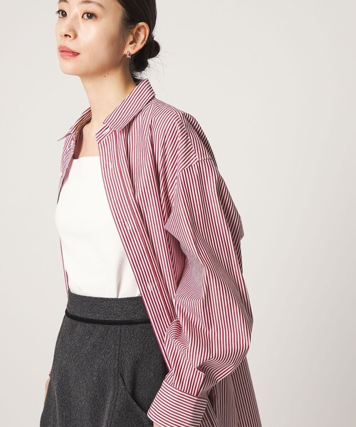 CITEN(シテン)の「<CITEN>エッセンシャルシャツ(シャツ/ブラウス・レディース・ワイン/コバルトブルー/ライトブルー・S/M)」の11枚目の写真