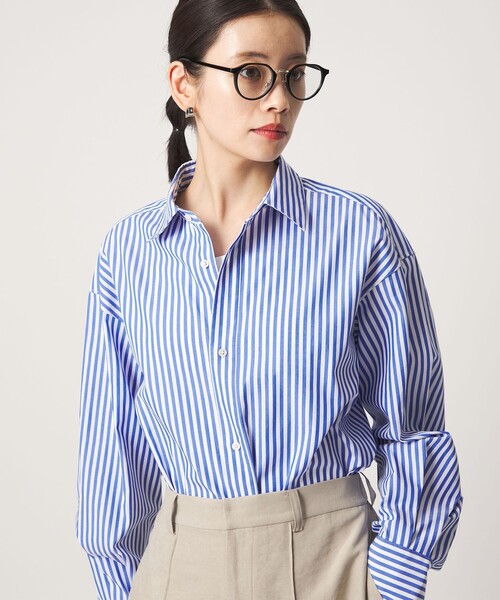 CITEN(シテン)の「<CITEN>エッセンシャルシャツ(シャツ/ブラウス・レディース・ワイン/コバルトブルー/ライトブルー・S/M)」の13枚目の写真