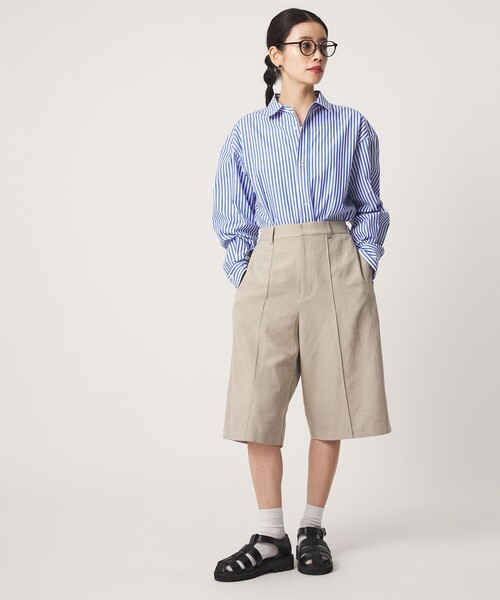 CITEN(シテン)の「<CITEN>エッセンシャルシャツ(シャツ/ブラウス・レディース・ワイン/コバルトブルー/ライトブルー・S/M)」の4枚目の写真