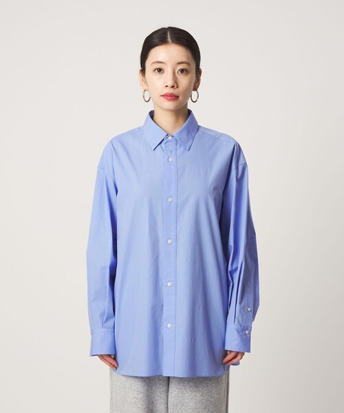 CITEN(シテン)の「<CITEN>エッセンシャルシャツ(シャツ/ブラウス・レディース・ワイン/コバルトブルー/ライトブルー・S/M)」の5枚目の写真
