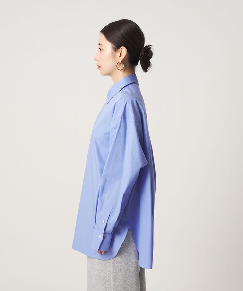 CITEN(シテン)の「<CITEN>エッセンシャルシャツ(シャツ/ブラウス・レディース・ワイン/コバルトブルー/ライトブルー・S/M)」の6枚目の写真