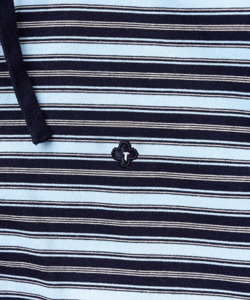 TTUDEMENT(トュードメント)の「STRIPED CLOVER HOODED ZIP-UP BLUE STRIPE(パーカー・レディース・その他・FREE)」の6枚目の写真
