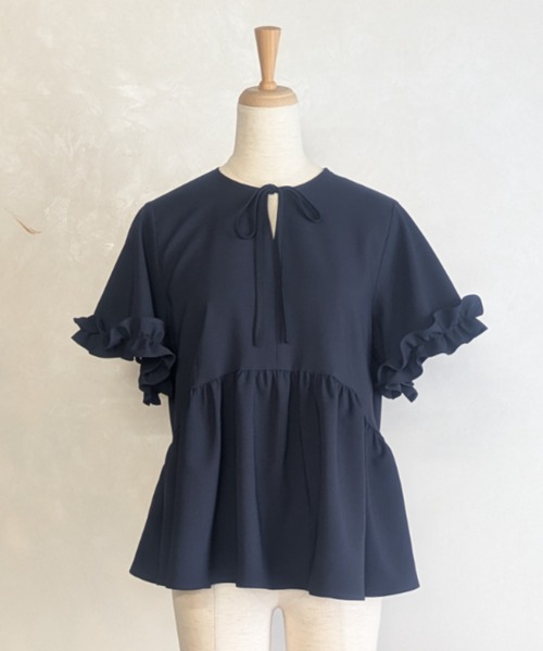 Sono(ソーノ)の「【SONO/ソーノ】【DRY POPLIN】ハミングレディブラウス(シャツ/ブラウス・レディース・ネイビー/ブラック/ホワイト・F)」の1枚目の写真