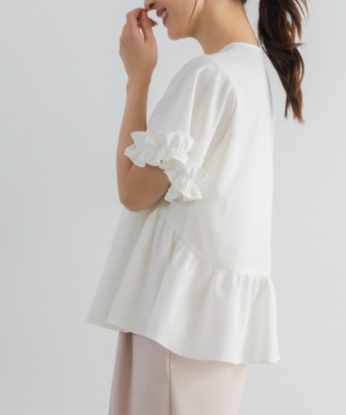 Sono(ソーノ)の「【SONO/ソーノ】【DRY POPLIN】ハミングレディブラウス(シャツ/ブラウス・レディース・ネイビー/ブラック/ホワイト・F)」の5枚目の写真