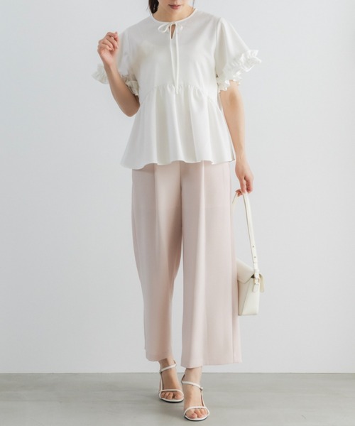 Sono(ソーノ)の「【SONO/ソーノ】【DRY POPLIN】ハミングレディブラウス(シャツ/ブラウス・レディース・ネイビー/ブラック/ホワイト・F)」の8枚目の写真