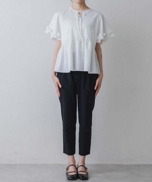 Sono(ソーノ)の「【SONO/ソーノ】【DRY POPLIN】ハミングレディブラウス(シャツ/ブラウス・レディース・ネイビー/ブラック/ホワイト・F)」の17枚目の写真