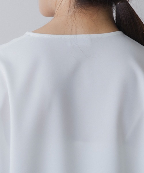 Sono(ソーノ)の「【SONO/ソーノ】【DRY POPLIN】ハミングレディブラウス(シャツ/ブラウス・レディース・ネイビー/ブラック/ホワイト・F)」の21枚目の写真
