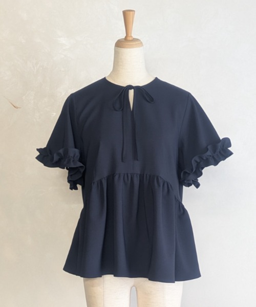 Sono(ソーノ)の「【SONO/ソーノ】【DRY POPLIN】ハミングレディブラウス(シャツ/ブラウス・レディース・ネイビー/ブラック/ホワイト・F)」の14枚目の写真