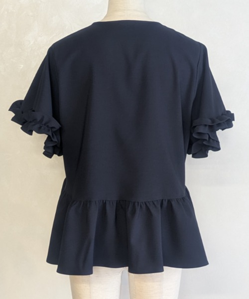 Sono(ソーノ)の「【SONO/ソーノ】【DRY POPLIN】ハミングレディブラウス(シャツ/ブラウス・レディース・ネイビー/ブラック/ホワイト・F)」の16枚目の写真