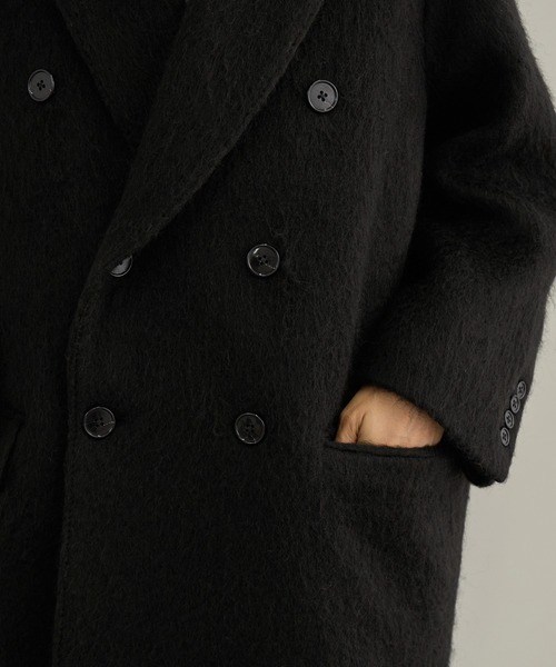 Couture d'adam(クチュールドアダム)の「【COUTURE D'ADAM(クチュール ド アダム) for SALON】Cottage Coat / Mohair Shaggy(テーラードジャケット・レディース・ブラウン系その他3/ブラック・36/38)」の6枚目の写真