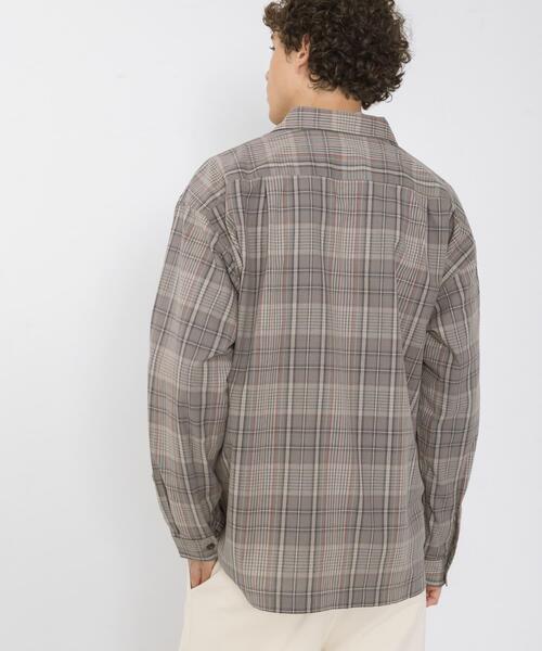 URBAN RESEARCH Sonny Label(アーバンリサーチサニーレーベル)の「リラックスフィットチェックレギュラーカラーシャツ(シャツ/ブラウス・メンズ・グリーン系その他/ブルー系その他/グレー系その他・MEDIUM/LARGE)」の12枚目の写真