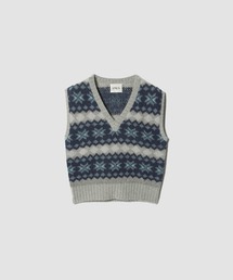 UNUS / Fairisle Knit Vest