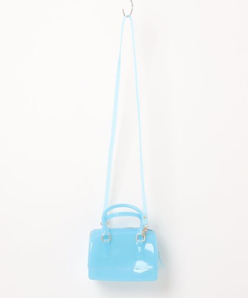 LA VORAGINE(ラ ヴォラジネ)の「ジェリーボストンショルダーBAG/Jelly Boston Shoulder Bag(ショルダーバッグ・レディース・アイボリー/ブルー/グリーン/PINK/Black・FREE)」の6枚目の写真