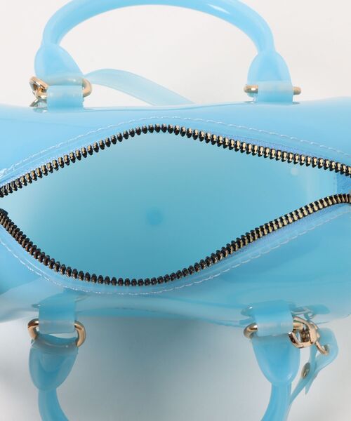 LA VORAGINE(ラ ヴォラジネ)の「ジェリーボストンショルダーBAG/Jelly Boston Shoulder Bag(ショルダーバッグ・レディース・アイボリー/ブルー/グリーン/PINK/Black・FREE)」の8枚目の写真