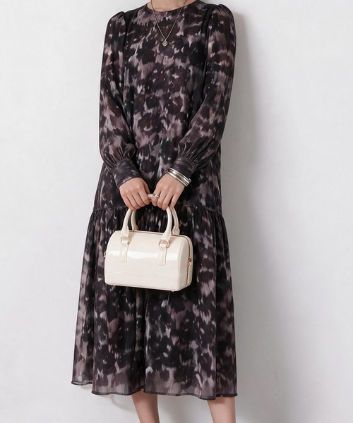 LA VORAGINE(ラ ヴォラジネ)の「ジェリーボストンショルダーBAG/Jelly Boston Shoulder Bag(ショルダーバッグ・レディース・アイボリー/ブルー/グリーン/PINK/Black・FREE)」の2枚目の写真