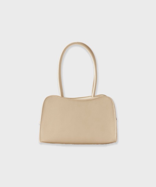 UNSTOA(アンストア)の「Square-Shaped Faux Leather Basic Handbag 秋服 冬服(ショルダーバッグ・レディース・ホワイト/キャメル・FREE)」の1枚目の写真