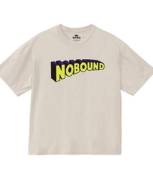 NOBOUND(ノーバウンド) 半袖Tシャツ 3Dロゴ プリント ボックスシルエット トップス カットソー メンズ ユニセックス ストリート