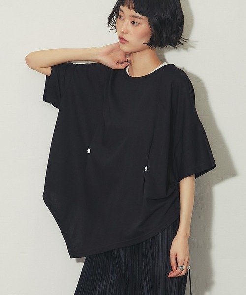 ANOTHER S(アナザーエス)の「ペプラムTシャツ(Tシャツ/カットソー・レディース・ホワイト/ブラック・FREE)」の20枚目の写真