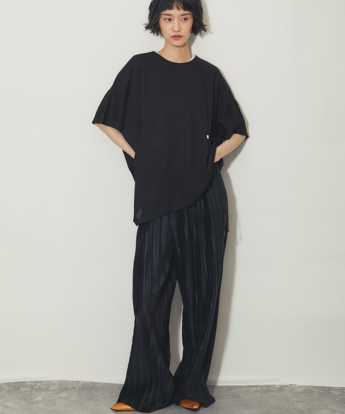 ANOTHER S(アナザーエス)の「ペプラムTシャツ(Tシャツ/カットソー・レディース・ホワイト/ブラック・FREE)」の21枚目の写真