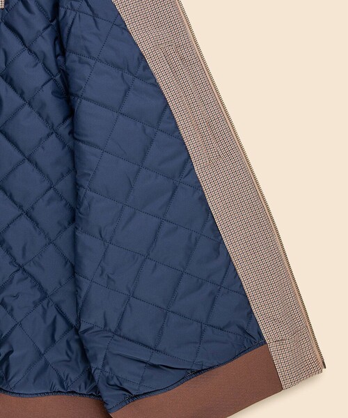 BROOKS BROTHERS(ブルックスブラザーズ)の「コットン ガンクラブチェック ボマージャケット(ブルゾン・メンズ・ブラウン・MEDIUM/SMALL/LARGE)」の6枚目の写真